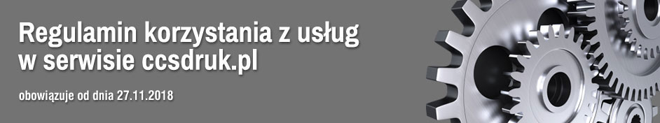 Regulamin korzystania z usług ccsdruk.pl