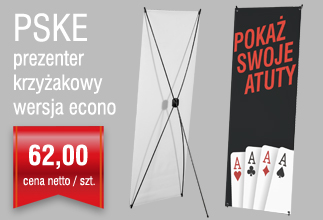 Stojaki reklamowe, pske, prezentery, roll-up, potykacze